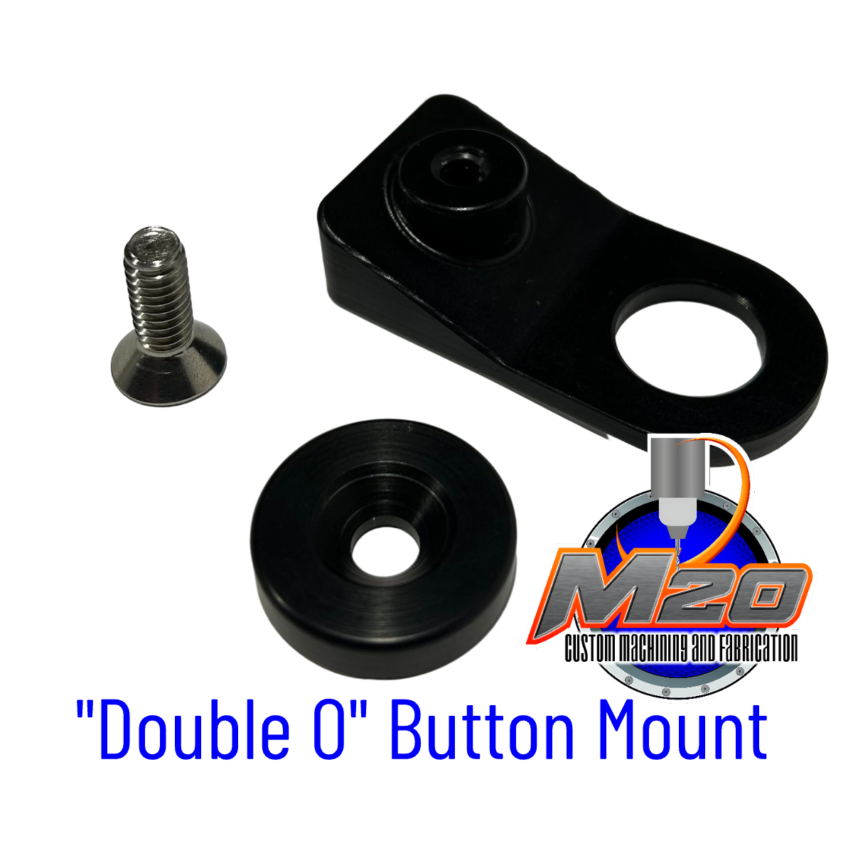 M20 billet Double O transbrake button mount