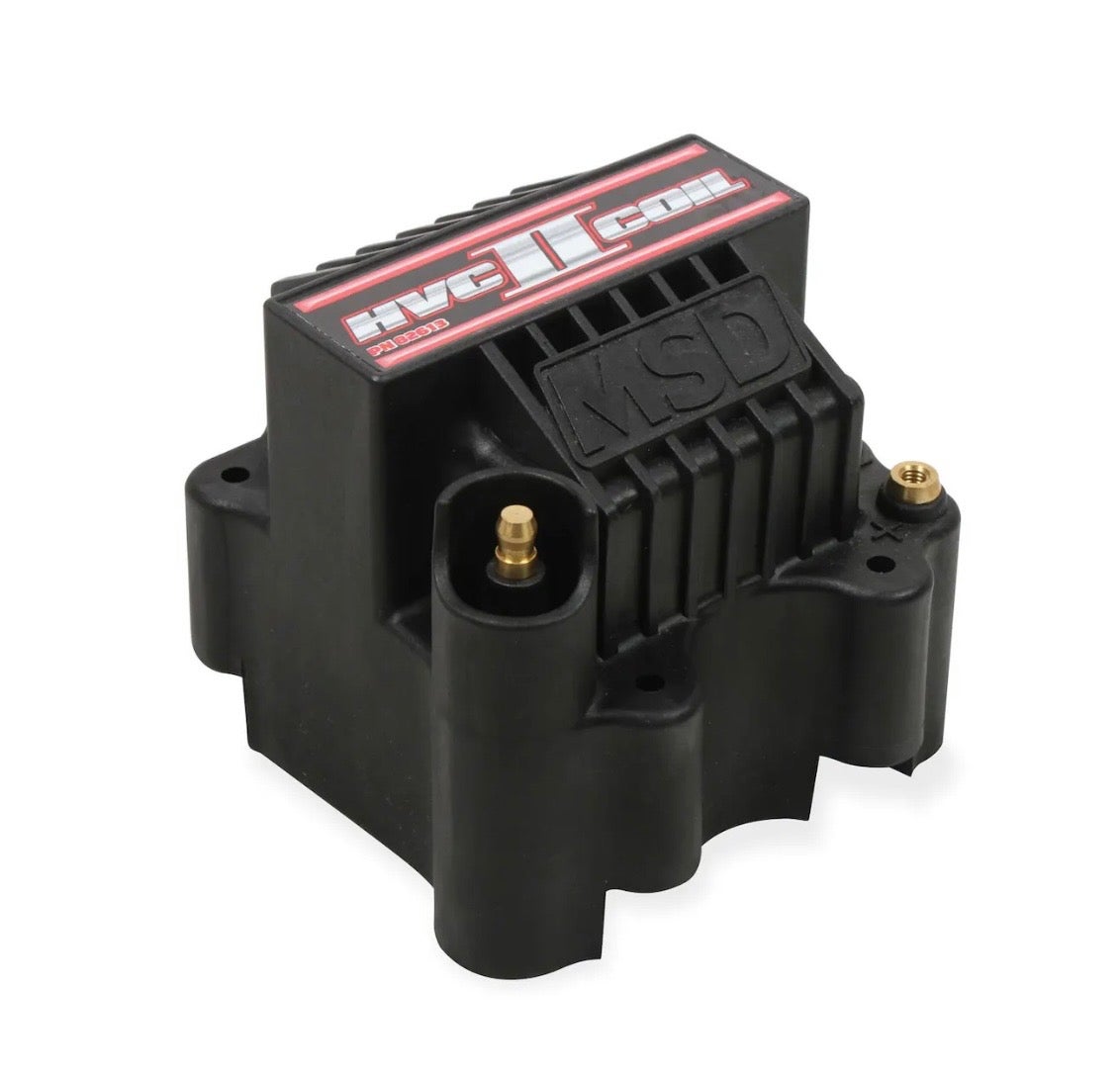 Red MSD HVC II racing ignition coil